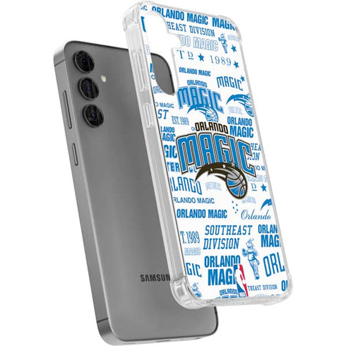 NBA Orlando Magic Historic Blast Galaxy S24 Plus Clear Case